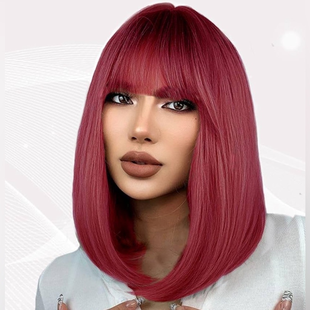 New Red Synthetic Wig